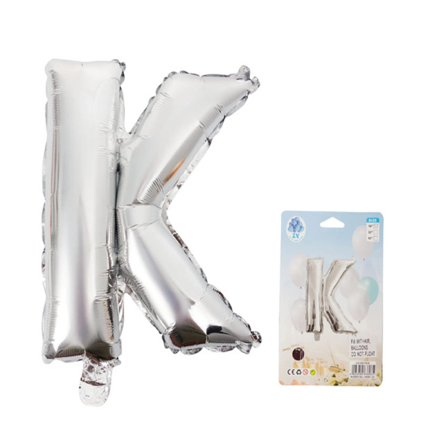 Silver Foil Letter Balloon