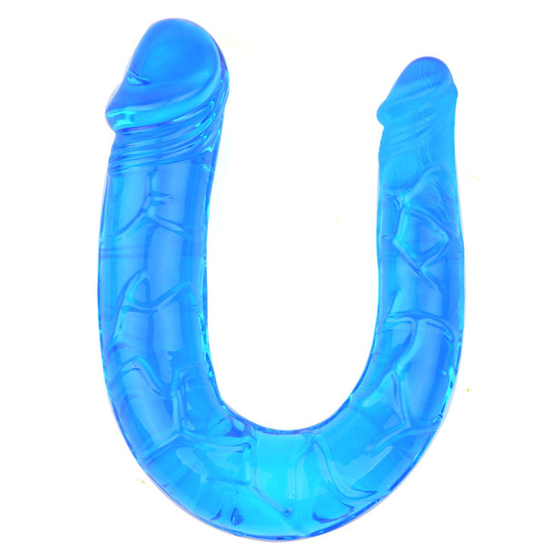 Double Ended Realistic Dildo - Blue