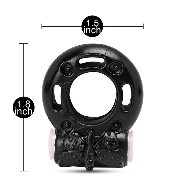 Basic Vibrating Cock Ring - Black