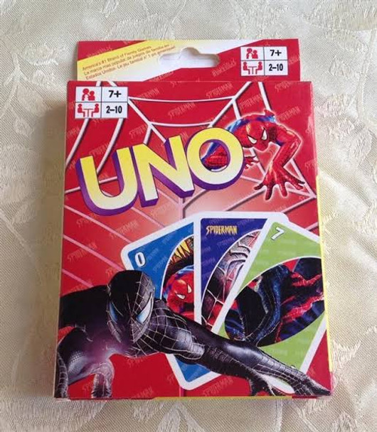 Uno Spider Man Playing Cards
