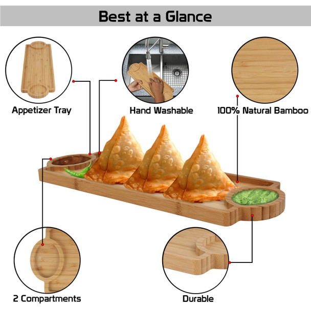 Bamboo Appetizer Platter