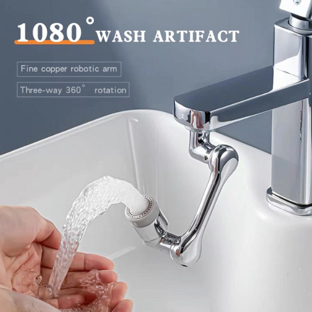 Set Of 2 Universal Faucets with Splash Filter