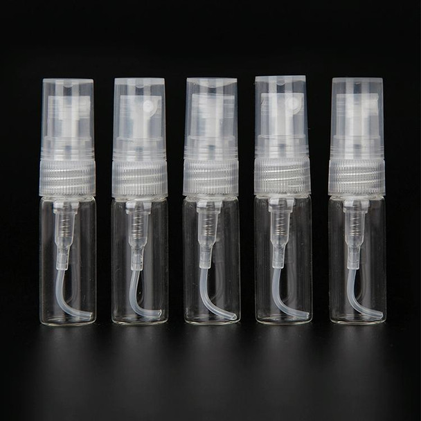 50 PCS Perfume Bottle Spray Bottle Perfume Bottle Empty Bottle, Capacity:2ML (Transparent)