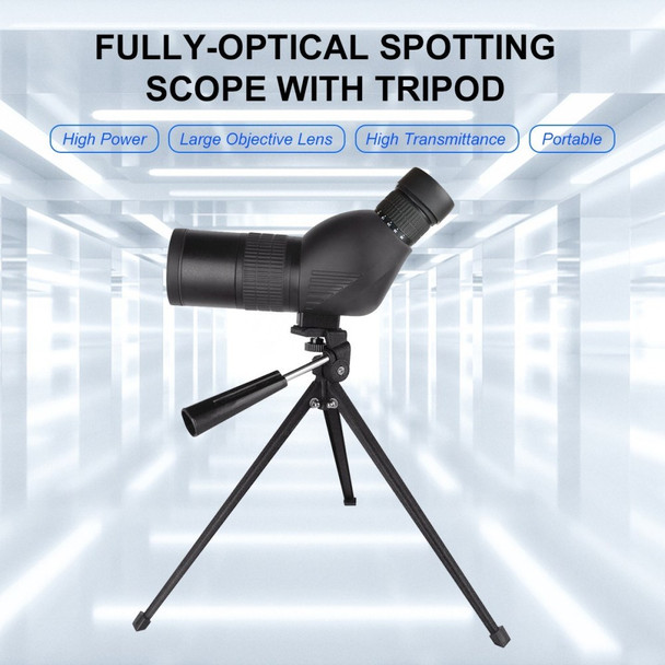 BEILESHI Spotting Scope with Tripod HD Monocular Portable 12X-36X Zoom Eyepiece Straight or Angled for Bird Watching, Wildlife, Scenery and Hunting