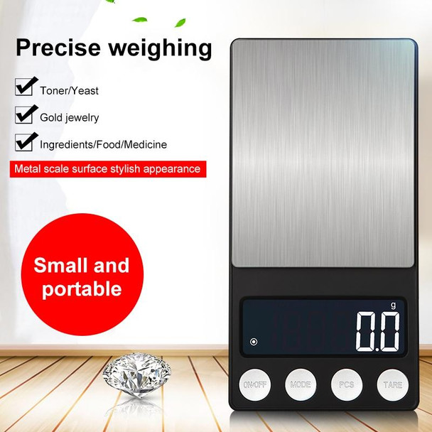 High-Precision Electronic Scale Mini Portable Jewellery Medicine Scale, Style:100g/0.01g