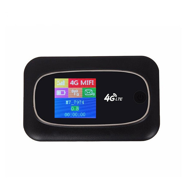 4G LTE CAT4 150Mbps Mobile WiFi Portable Hotspot Portable WiFi Wireless Wifi Router Portable Router with SIM Card Slot - Black