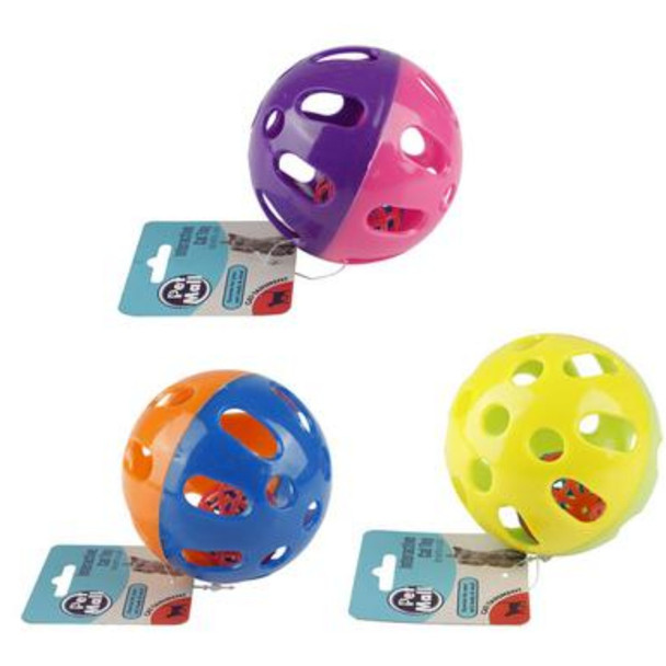 Pet Cat Toy Ball In A Ball 9cm