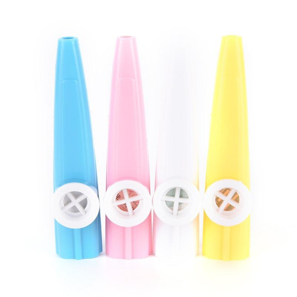10PCS Plastic Kazoo Children Accompaniment Instrument, Random Color Delivery