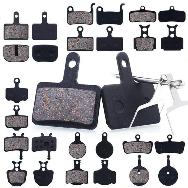 3 Pairs Mountain Bike Semi-Metallic Brake Pads M355 Oil Disc BB5 Resin Disc Brakes, Bagged(DB-S15)