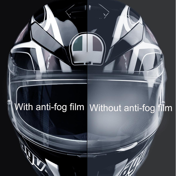 Visor Anti-fog PC Shield Helmet Lens Film(26.5 x 8.0cm)