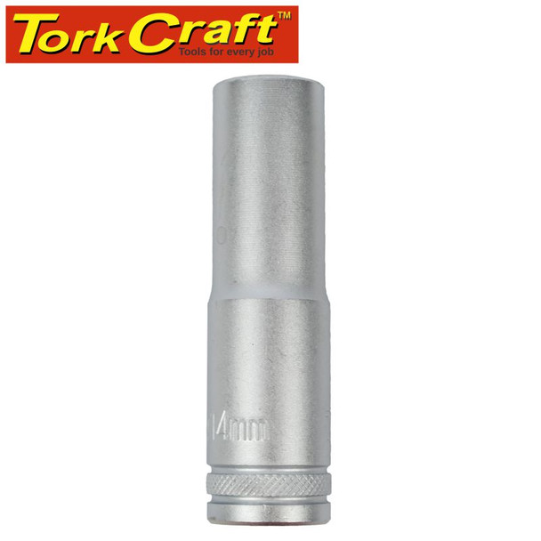 SOCKET 14MM 1/2' DR DEEP SOCKET CRV 12 POINT