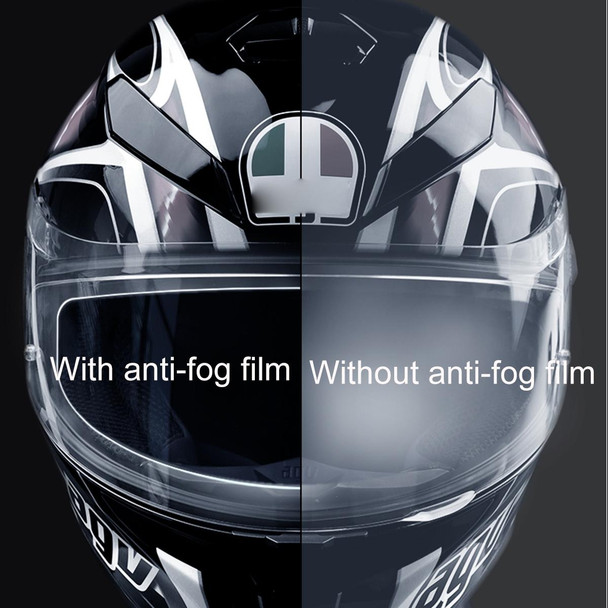Visor Anti-fog PC Shield Helmet Lens Film(25.0 x 9.0cm)