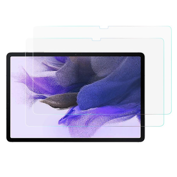 2pcs 2.5D Arc Edge Tempered Glass Film Anti-explosion Screen Protector Shield for Samsung Galaxy Tab S7 FE