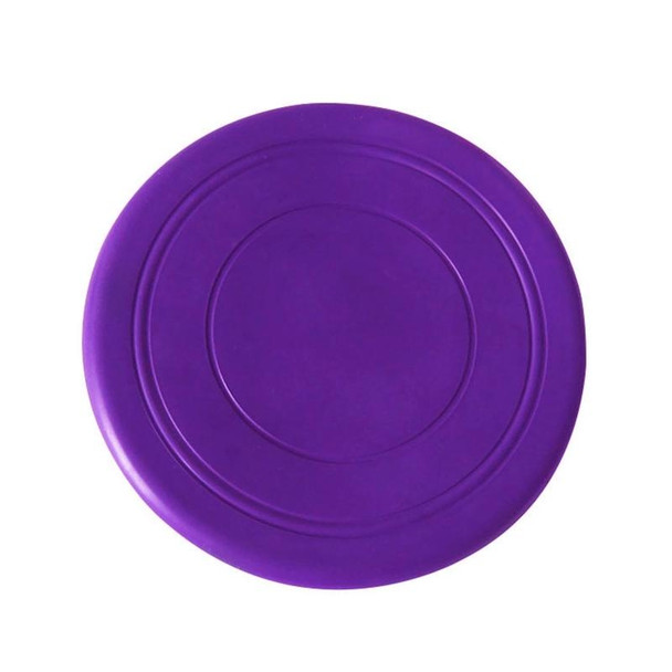 10 PCS Pet Toy Flying Disc Pet Interactive Training Floating Water Bite-Resistant Soft Flying Disc(Purple)