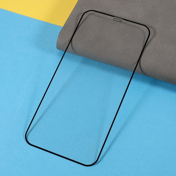 Silk Printing Tempered Glass Full Screen Full Glue 9H Anti-static Screen Protector Film for	iPhone 11 / XR 6.1 inch