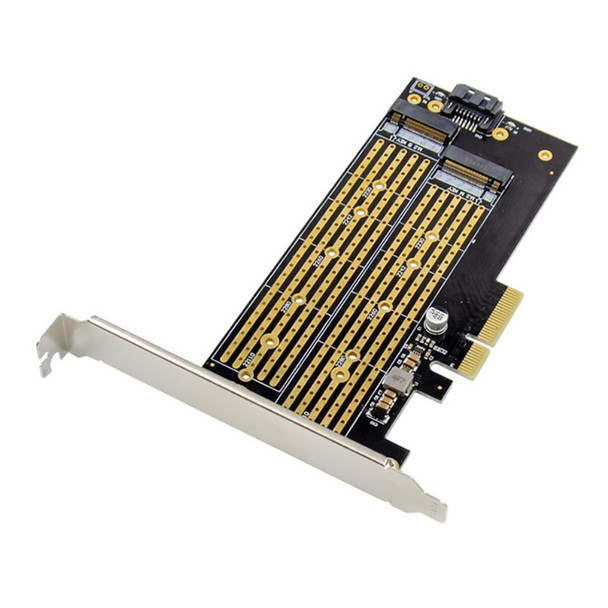PCI-E 3.0 X4 to M.2 NVME SSD Adapter Card Solid State Drive Adapter Expansion Card 22110