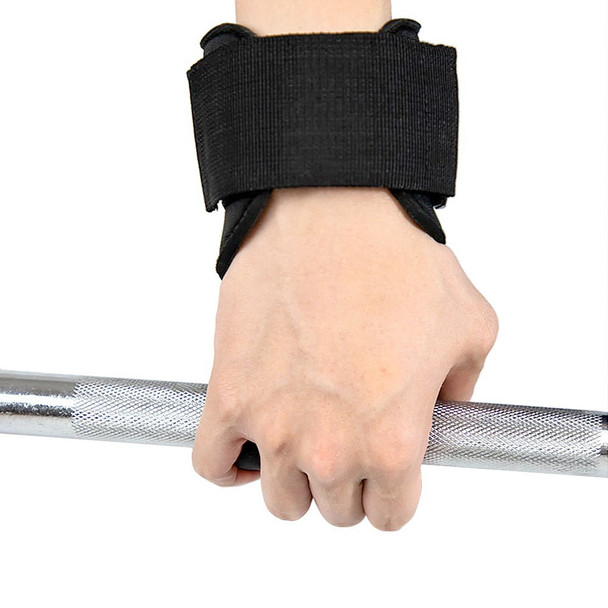 Weight Lifting Hooks Heavy Duty Lifting Wrist Straps Dumbbells Weightlifting Sports Gloves and Grip Pads for Deadlift Powerlifting Pull Up Bar - Black