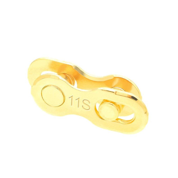 10 Pairs 11 Speed (Gold) ZH405 Mountain Road Bicycle Chain Magic Buckle Chain Quick Release Buckle