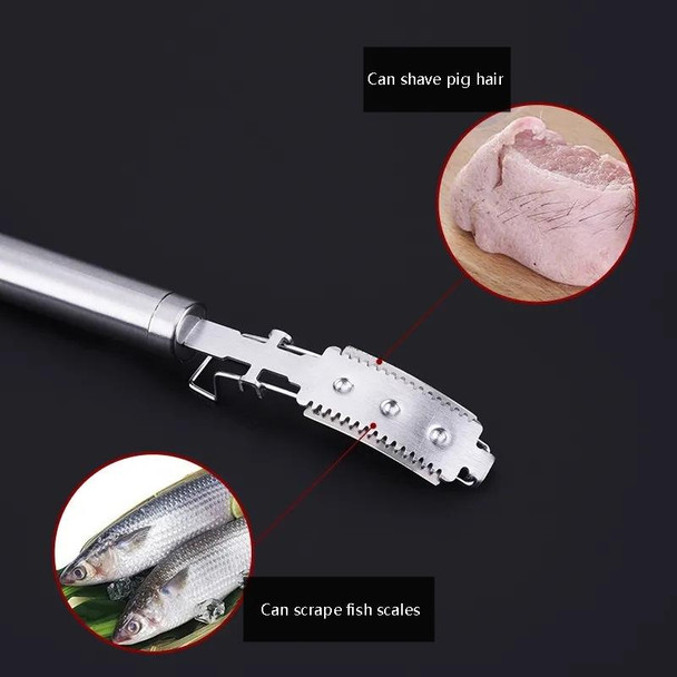 3 PCS XF-020 Stainless Steel Pig Hair Shaver(Stainless Steel)
