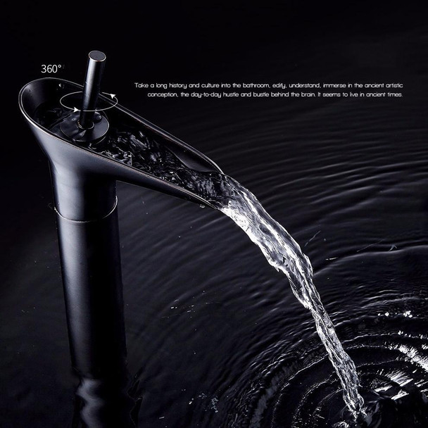 Bathroom Faucet Washbasin Waterfall Hot & Cold Faucet, Specification:84535 High Type