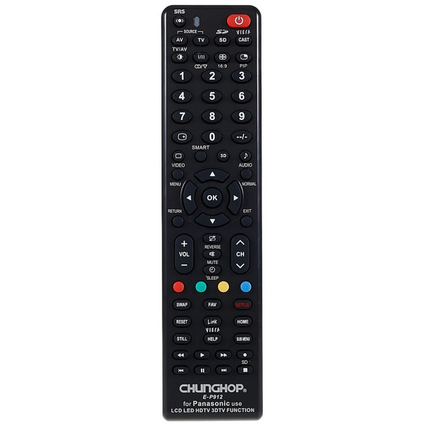 CHUNGHOP E-P912 Remote Controller for PANASONIC LED TV LCD TV HDTV 3DTV Universal Remote Control