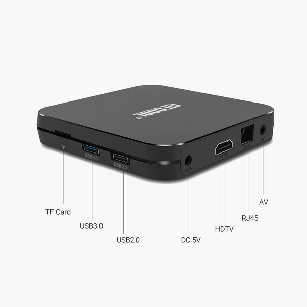 MECOOL KM9 PRO 2+16GB Android 10.0 Home Smart ATV TV Box 4K 2.4G WiFi Set Top Box Media Player - US Plug