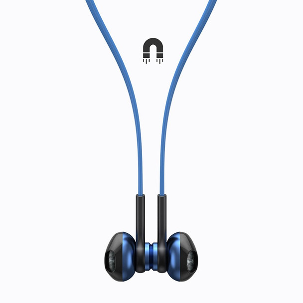 YOOBAO YB-503 Half-In-Ear Headset Sports Neck Hanging Bluetooth Headphone Neckband Wireless Earphone - Blue