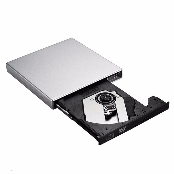 USB 2.0 Portable Ultra Slim External Slot-in DVD-RW CD-RW CD DVD ROM Player Drive for PC