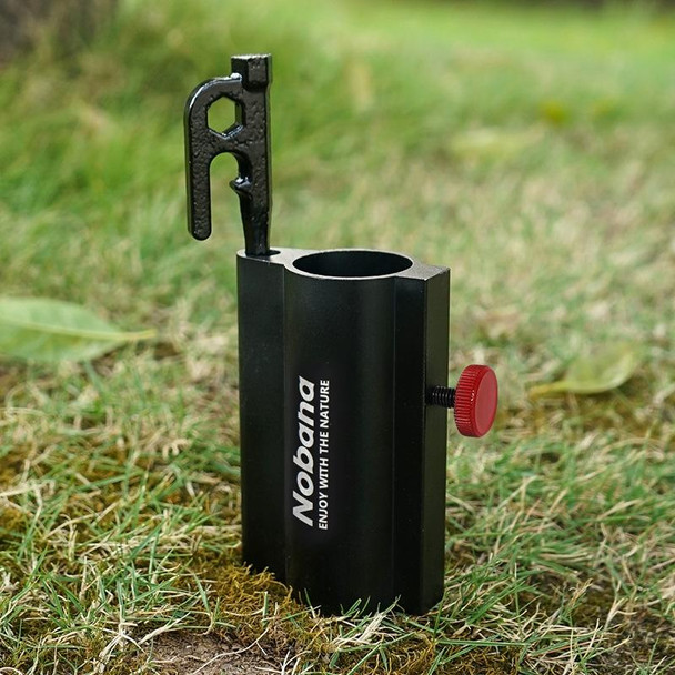 Outdoor Camping Canopy Pole Holder(Black)