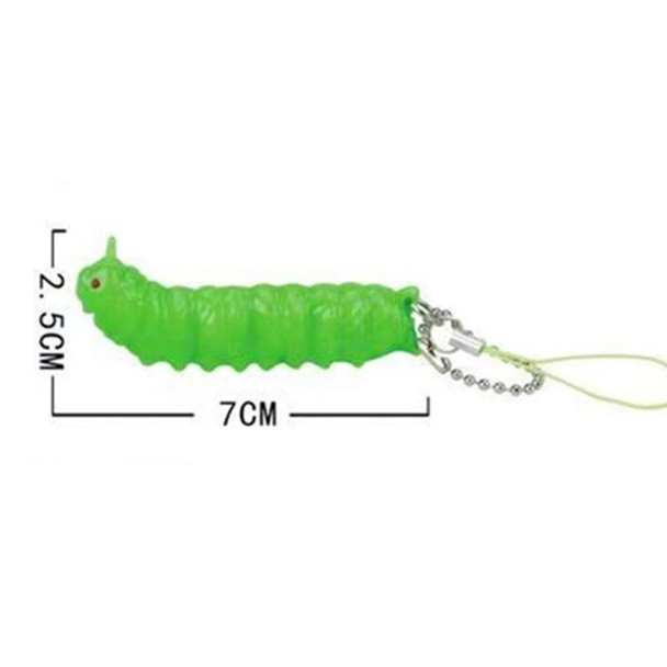 10 PCS Squeeze Caterpillar Vent Decompression Toy(Random Color Delivery)