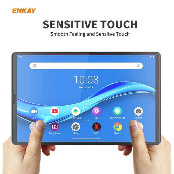 ENKAY HAT PRINCE 0.33mm 9H 2.5D Arc Edge Tempered Glass Screen Film for Lenovo Tab M10 Plus 10.3 inch / Tab K10