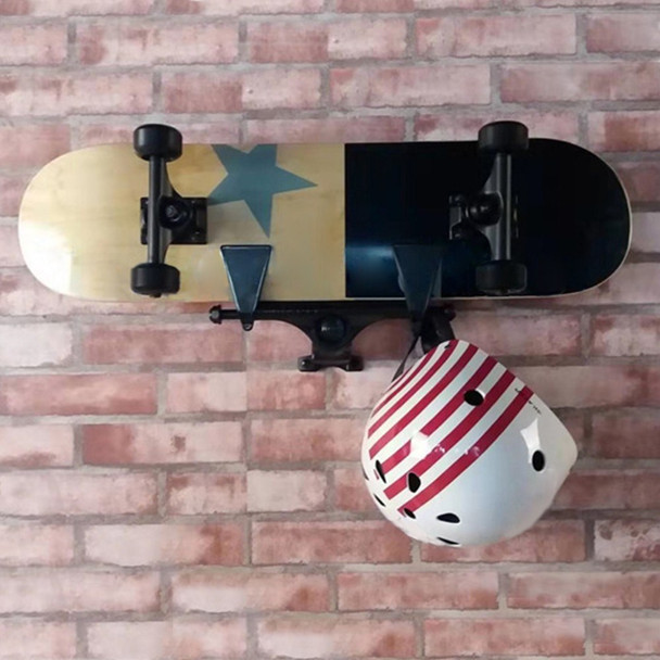 Wall Hanger Skateboard Holder Rack ABS Skateboard Perforation Free Wall Mounted Home Skateboard Holder