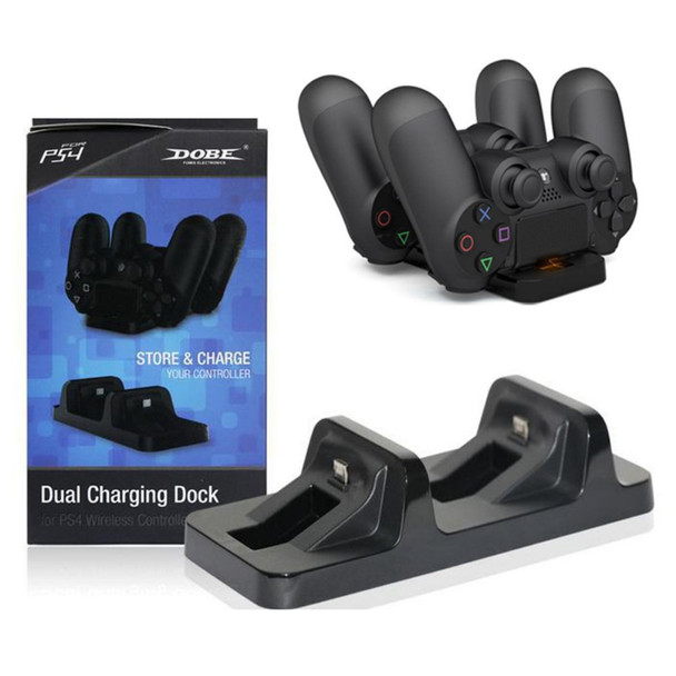 DOBE Dual Charging Dock Station for PS4 Wireless Controllers
