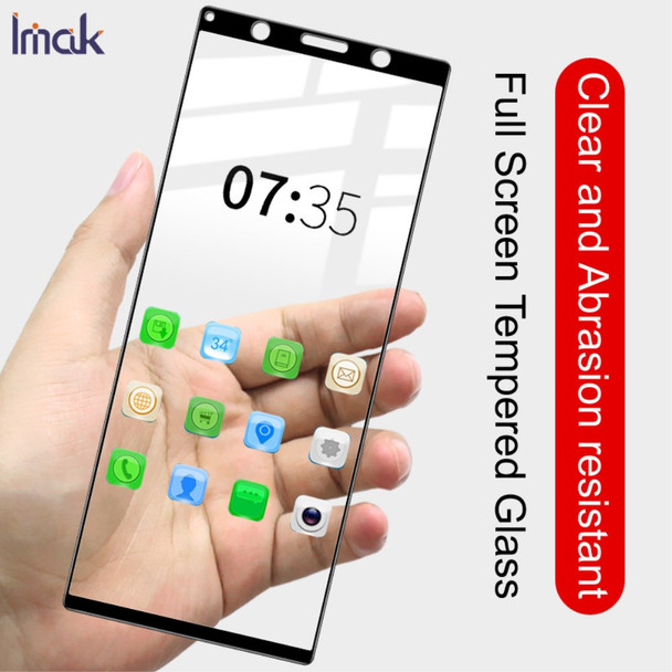 IMAK Tempered Glass Full Screen Protector Film for Sony Xperia 5