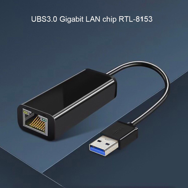 UE010 USB 3.0 1000Mbps Gigabit Ethernet Adapter USB 3.0 to RJ45 Lan Network Card for Laptop PC