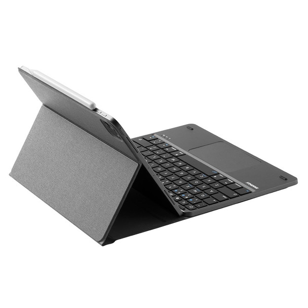 MOMAX Multi-Function Detachable Wireless Magnetic-Absorbed Keyboard Leather Case with Angle Adjustment for iPad Pro 11 (2018) / (2020) / (2021) / iPad Air (2020) / (2022) - Grey