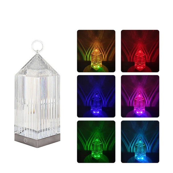 RGB Acrylic Crystal Table Lamp