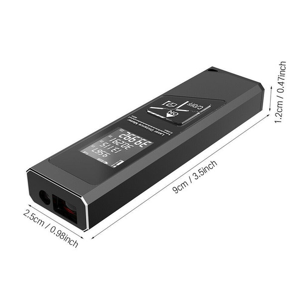 40m Smart Digital Laser Distance Meter Range Finder USB Charging Rangefinder Handheld Distance Measuring Meter