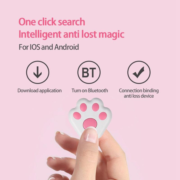 HYC09 Mini Pet Smart Wear GPS Pet Bluetooth Locator Tracker(Pink)