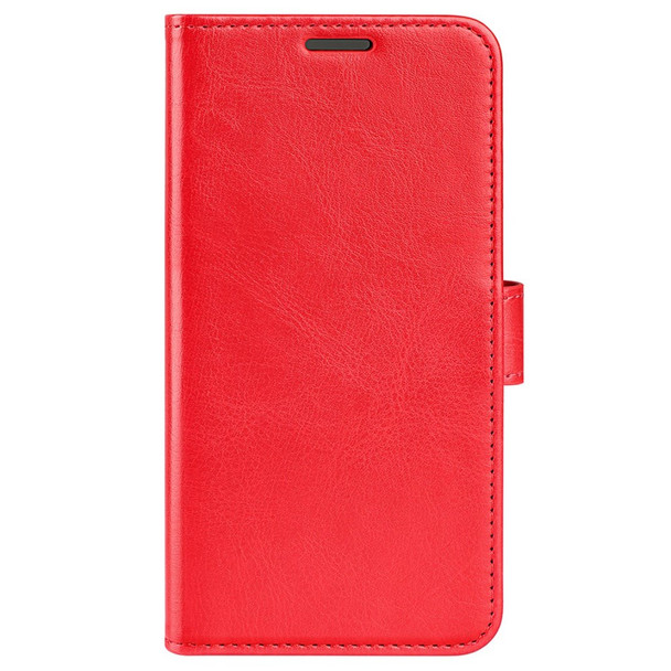 For Honor 70 5G Crazy Horse Texture Cover TPU+PU Leather Stand Wallet Function Wear-resistant Folio Flip Phone Case - Red