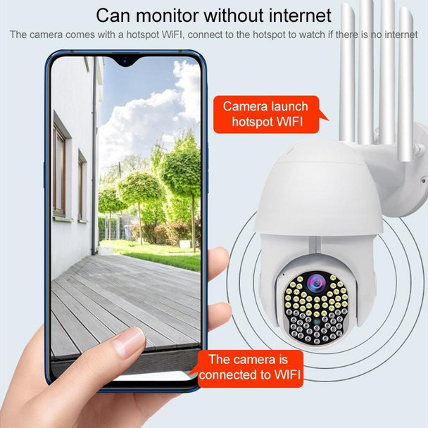 AL-63 2.0 Million Pixels 1080P HD WiFi IP Camera, Support Night Vision & Motion Detection & Two-way Intercom & TF Card, EU Plug