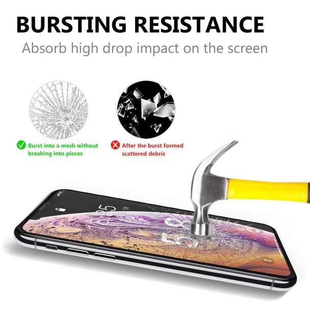 Full Screen Tempered Glass Screen Protector Film for iPhone 11 Pro 5.8 inch (2019)/X/XS 5.8 inch - Black