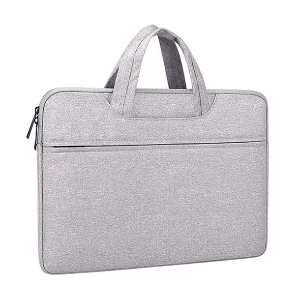 ST01 Laptop Bag 13.3 inch Waterproof Notebook Bag Sleeve Carrying Case Handbag Briefcase - Light Grey