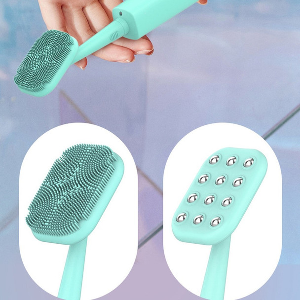 Dental Calculus Scaler Oral Tooth Tartar Remover Portable Sonic Vibrating Teeth Cleaner Multifunctional Facial Cleaner Teeth Whitening Device with LED Light - Blue
