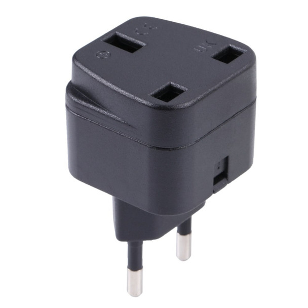 UK to EU Plug Power Outlet Adapter Portable Travel Power Socket Converter Plug