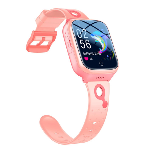 K9 4G 1.4 inch Touch Screen Kids WiFi Smart Watch Video Calling GPS Positioning Rechargeable Student Camera Watch - Pink