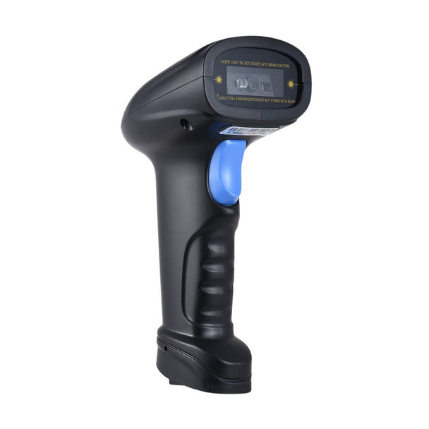 2.4G 1D/2D/QR Barcode Scanner Bar Code Wireless Reader with USB Receiver - Black