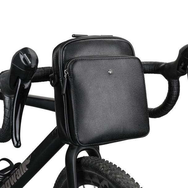 RHINOWALK X21920 Bicycle Front Tube Bag Multifunction Bike Handlebar Bag Shoulder Bag Cycling Accessories Crossbody Bag