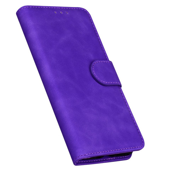 For Oppo A96 (China)/Reno7 Z 5G/Reno7 Lite/Reno8 Lite 5G/F21 Pro 5G/OnePlus Nord N20 5G PU Leather Wallet Case Shockproof Function Stand Phone Flip Cover - Purple