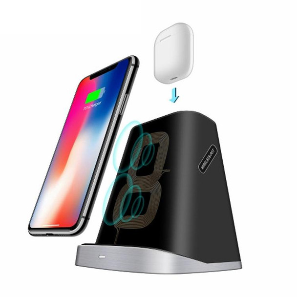 P8A 2 In 1 Wireless Charger - iPhone/QI Phone &AirPods